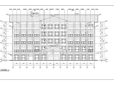 学校建筑 综合实训基地 建筑 施工图