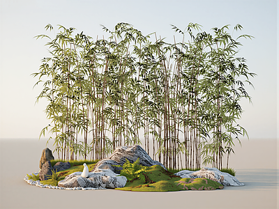 新中式景观竹子 新中式竹子 竹子景观