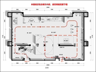 博物馆 现代博物馆 展厅设计 博物馆平面图