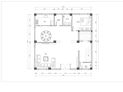 别墅 自建房平面方案