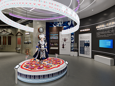 现代简约城市展厅 城市规划馆
