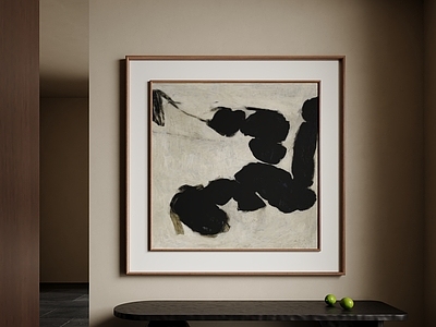 侘寂挂画 新中式挂画 客厅挂画 黑白挂画 茶室挂画 书房挂画