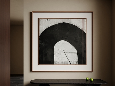 侘寂挂画 新中式挂画 黑白挂画 卧室挂画 茶室挂画 书房挂画