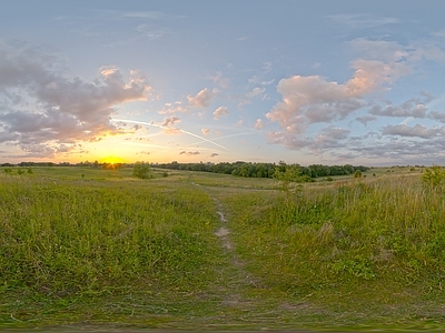 现代户外HDR