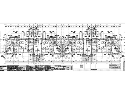 住宅楼建筑 住宅组团 建筑 施工图
