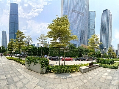 现代户外HDR