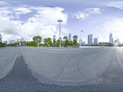 现代户外HDR