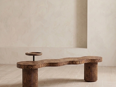 侘寂沙发凳 木质沙发凳 长凳