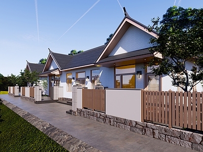 新中式民宿建筑