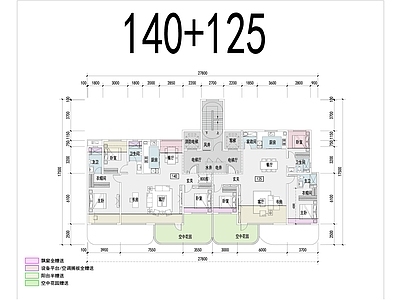 住宅楼建筑 T2小高层 四代住宅