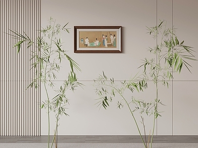 新中式竹子 竹子庭院竹子 景观竹庭院小品
