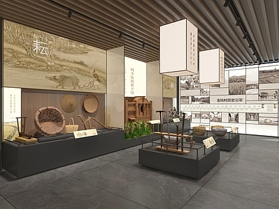 新中式农业展厅 农耕展厅 农耕文化展厅