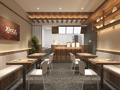 现代简约其他餐饮空间 餐饮店 快餐点 烧烤店