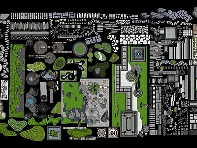 新中式景观其他景观小品