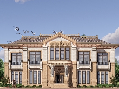 欧式古建独栋别墅