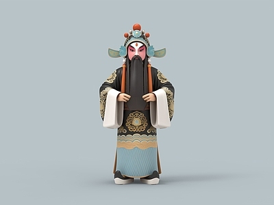 中式雕塑摆件 京剧人物 京剧 国粹