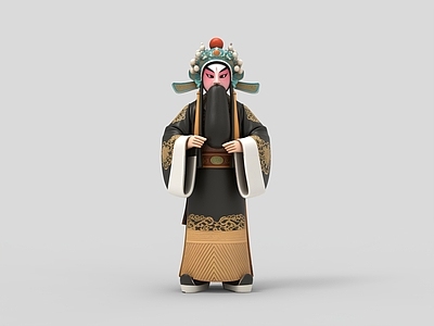 中式虚拟人物 京剧 京剧人物 国粹