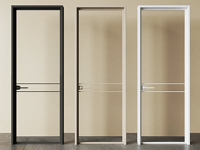 极简单开门 玻璃单开门 磨砂玻璃单开门