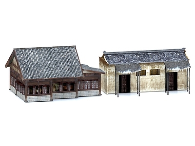 中式古建古建 中式房屋 中式建筑 中式古建筑 青瓦房