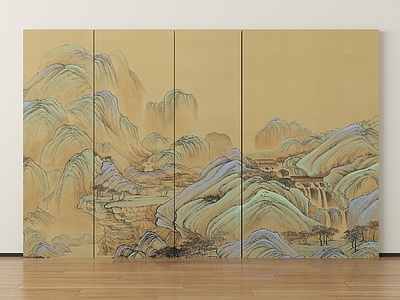 中式沙发背景墙 背景墙