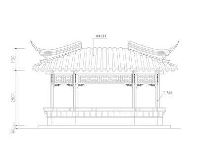 亭子图库 扇面亭 水榭 古建筑亭子 苏州园林亭子