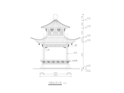 亭子图库 天圆地方亭 重檐亭 古建筑亭子 苏州园林亭子
