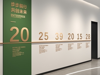 极简文化墙 大事记 发展历程 企业文化墙 企业里程碑展示墙 企业历史传承墙