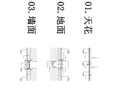 其他节点详图 天地墙变形缝