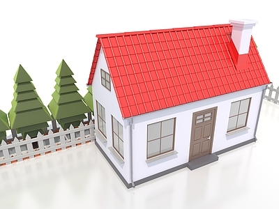 极简其他住宅外观 卡通 建筑 房子