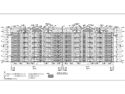 住宅楼建筑 住宅小区 住宅楼 建筑 施工图