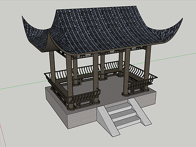 中式古建亭子