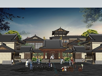 中式古建古建筑