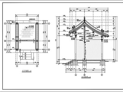 其他古建筑 古民居大门 北方古民居 北方古建大门 古建院门