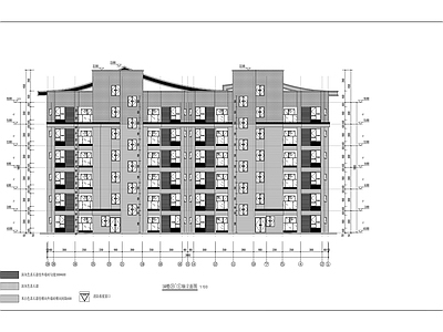 住宅楼建筑 旅游开发 安置住房 配套商业 建筑 施工图