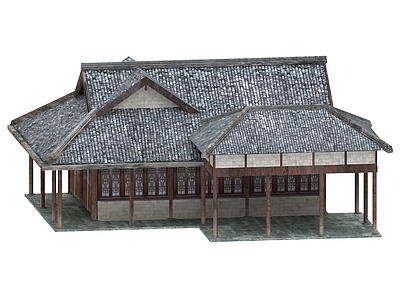 中式古建古建 中式房屋 中式古建筑