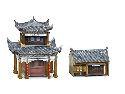 中式古建古建 中式古建筑 中式房屋