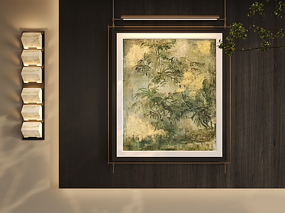 新中式挂画 新中式挂画 玄关挂画 客厅挂画 宋氏挂画 茶室挂画