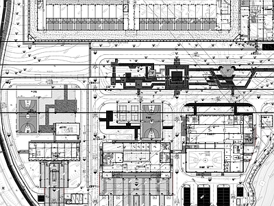 其他公共建筑 看守所绿化施工图