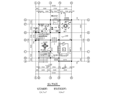 别墅建筑 三层别墅全套图