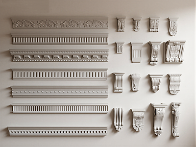欧式石膏线 石膏线 柱头