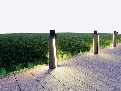极简景观灯 草坪灯 灯具 路灯