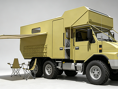 房车 6×6越野房车 重型越野房车 六轮全驱重型房车 硬核越野房车 长途旅居越野房车