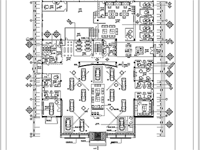 4s店 汽车4S店平面图 汽车4S店展厅
