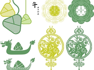 其他图库 花纹 纹理 贴图 中式 端午