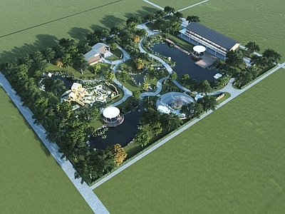 现代主义乡村公园 口袋公园 雨水花园 公园