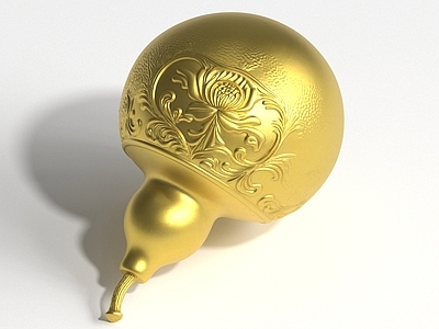中式雕塑摆件 金葫芦 花纹葫芦 葫芦 葫芦摆件 装饰品