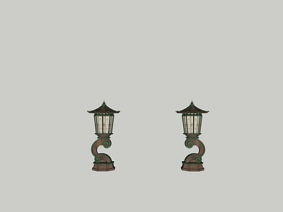 中式景观灯 古代地灯