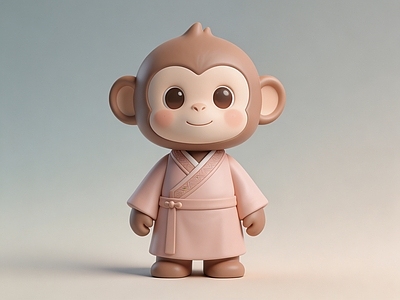 新中式雕塑摆件 新中式 雕塑 美陈 摆件 生肖猴