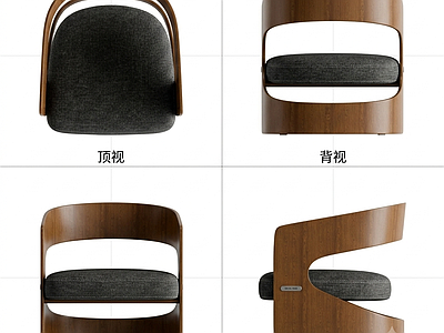 中古风休闲椅 中古风休闲椅 现代风餐椅