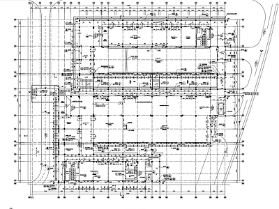 学校建筑 技工学校 汽车产业单体